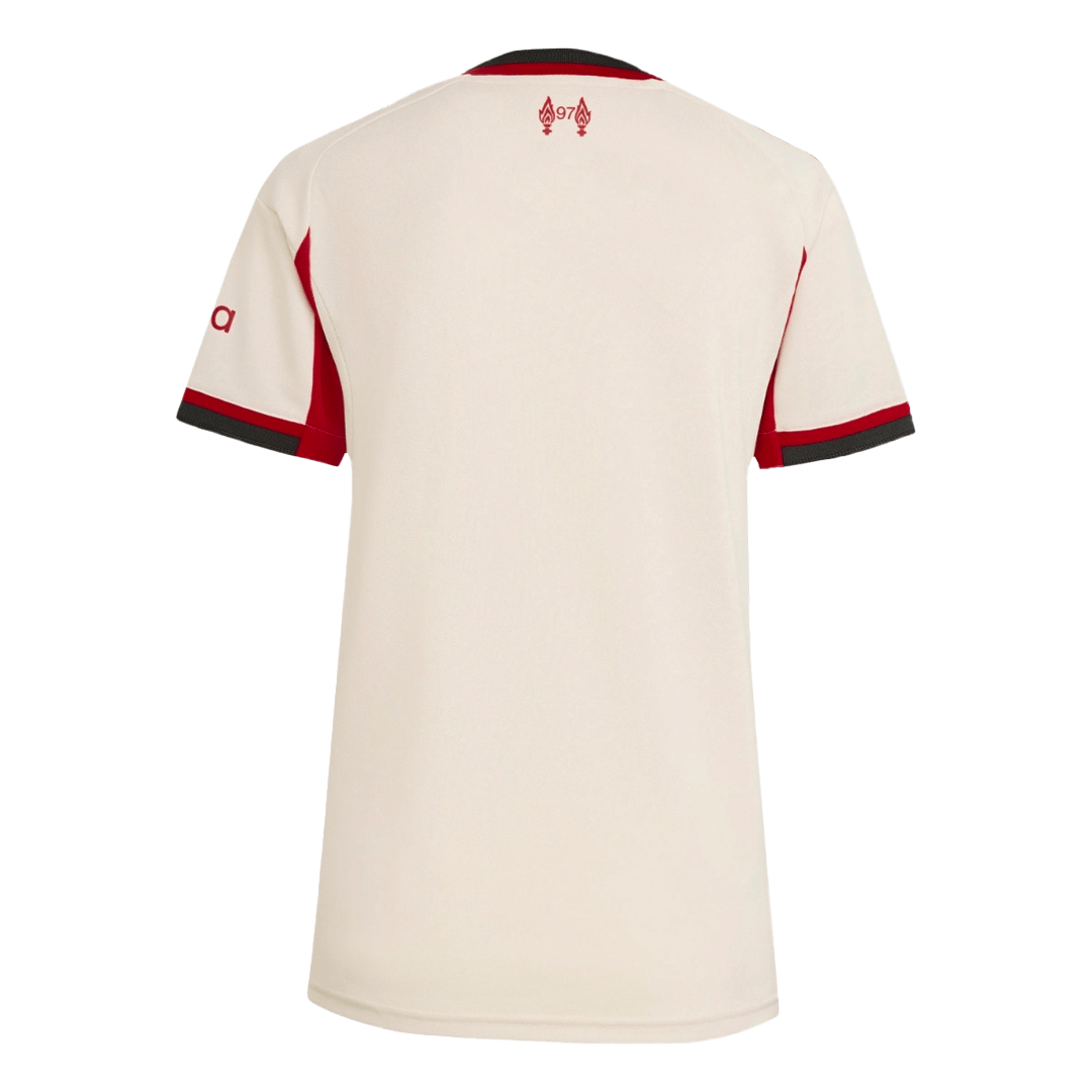 Maillot de foot extérieur femme Liverpool 2025/26