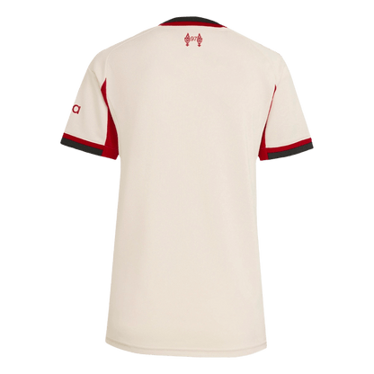 Maillot de foot extérieur femme Liverpool 2025/26