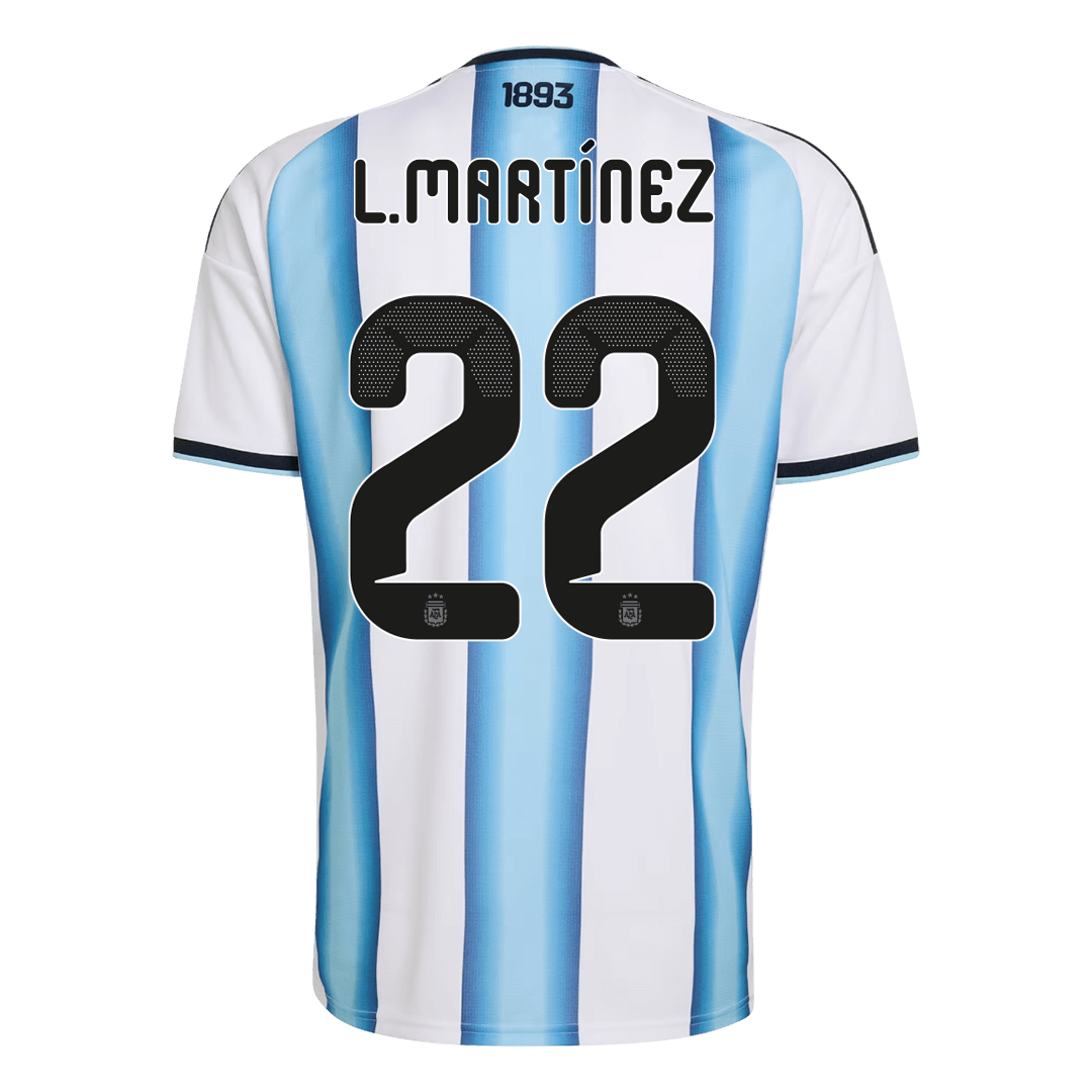 Maillot de Foot Domicile Homme Argentine Coupe du Monde 2026 L.MARTÍNEZ #22 [PREMIUM]
