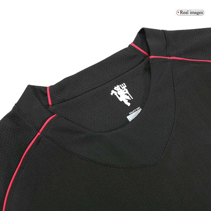 Maillot de foot rétro manches longues extérieur Manchester United 2007/08 pour homme ROONEY #10