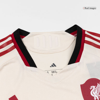 Maillot de football extérieur Liverpool 2025/26 pour homme - Version joueur - Coupe ajustée