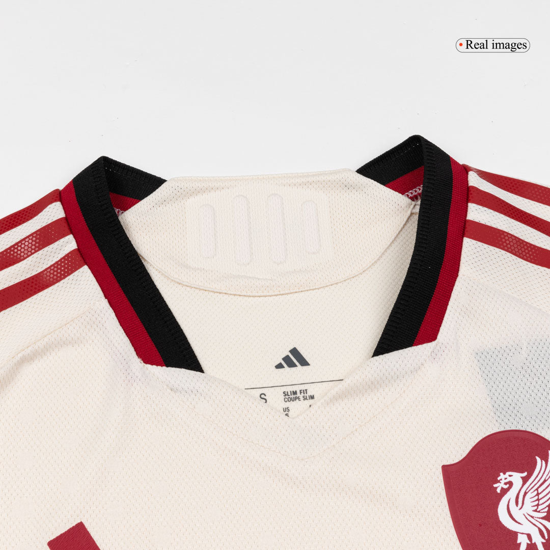 Maillot de Foot Extérieur Homme Liverpool 2025/26 - Version Joueur - GAKPO #18 - Coupe Ajustée