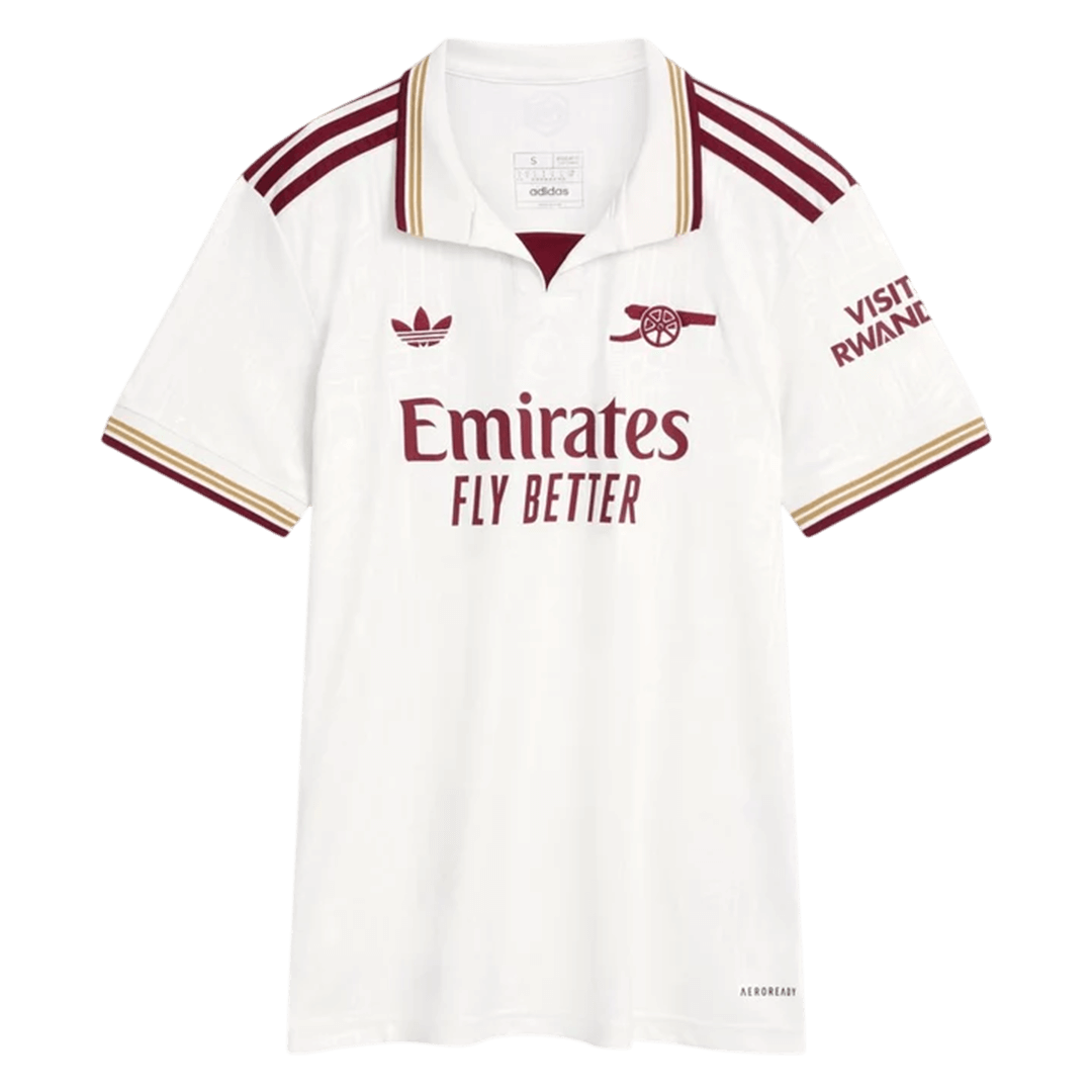 Maillot de foot extérieur femme Arsenal 2025/26