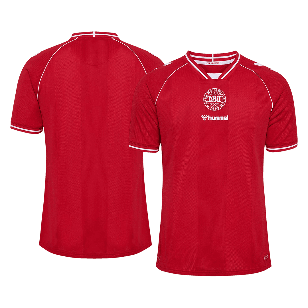 Maillot de football domicile homme Danemark Coupe du Monde 2026