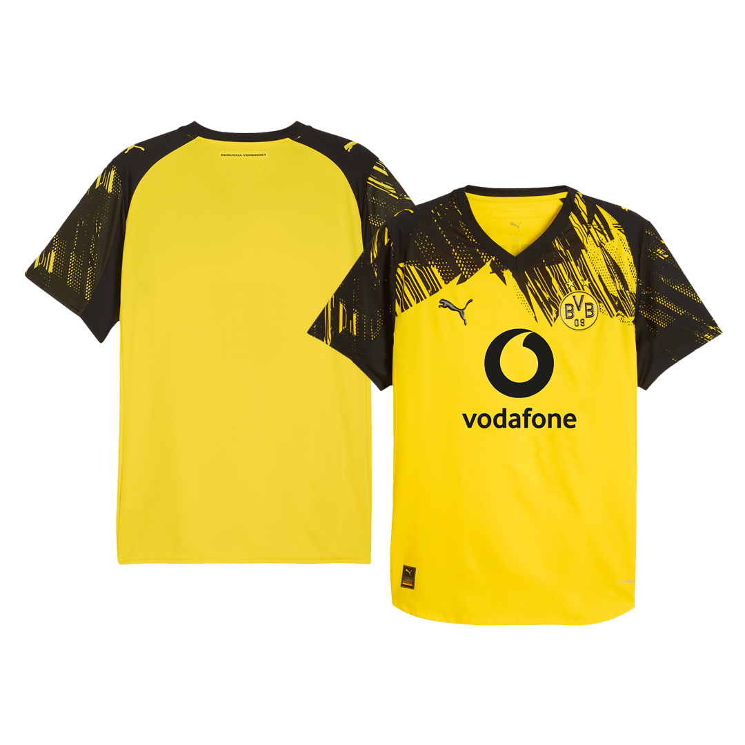 Maillot de foot domicile Borussia Dortmund 2025/26 pour homme - Version joueur - Coupe ajustée