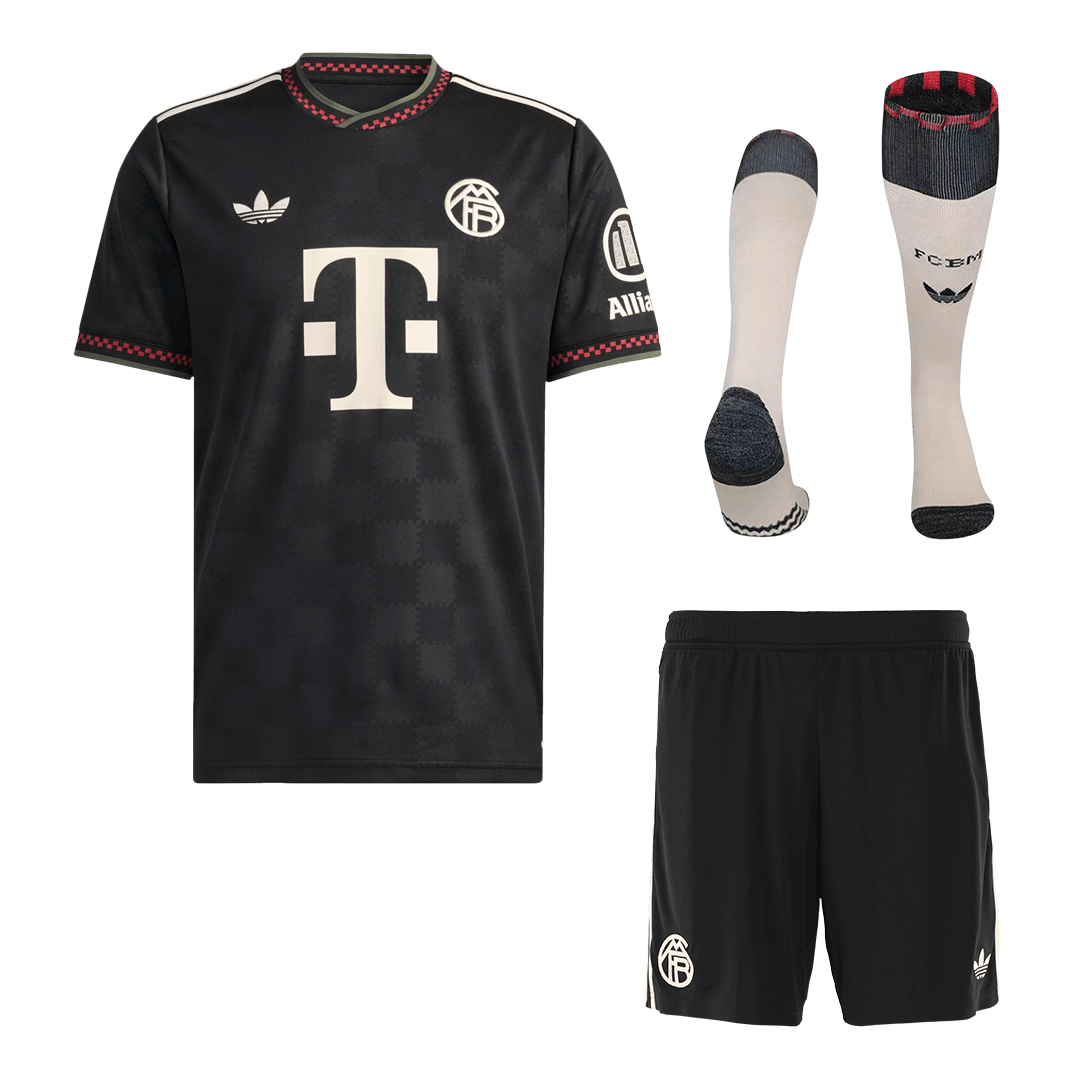 Tenue complète maillot de foot extérieur homme Bayern Munich 2025/26 troisième