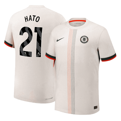 Maillot de foot extérieur HATO #21 Chelsea homme saison 2025/26 version joueur - Coupe ajustée