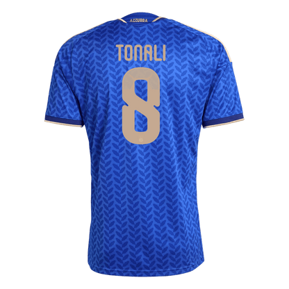 Maillot de football TONALI #8 domicile Coupe du Monde 2026 Italie homme [PREMIUM]