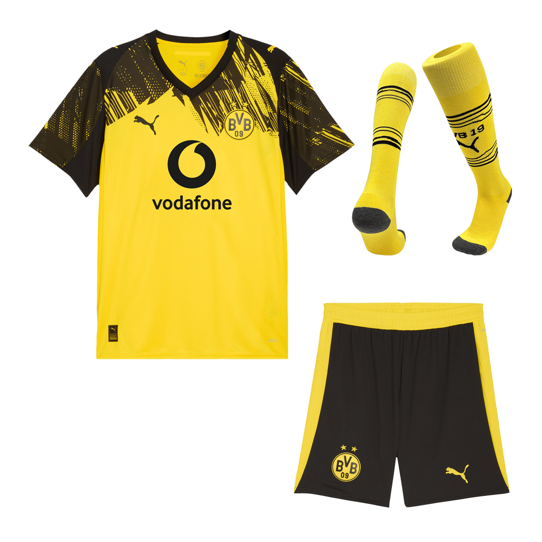 Ensemble complet maillot de foot domicile homme Borussia Dortmund 2025/26
