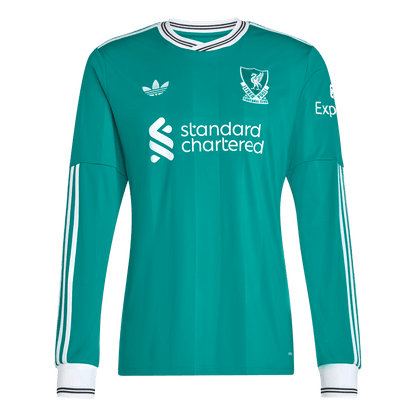 Maillot de football manches longues troisième extérieur Liverpool 2025/26 pour homme