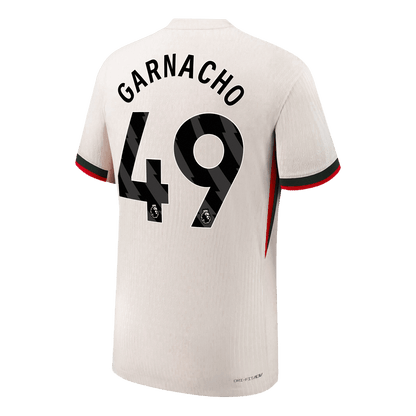 Maillot de football extérieur Chelsea 2025/26 - Version joueur - Coupe ajustée - GARNACHO #49 - Homme