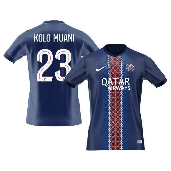 MAILLOT DE FOOT DOMICILE KOLO MUANI #23 PSG 2025/26 Homme [PREMIUM]