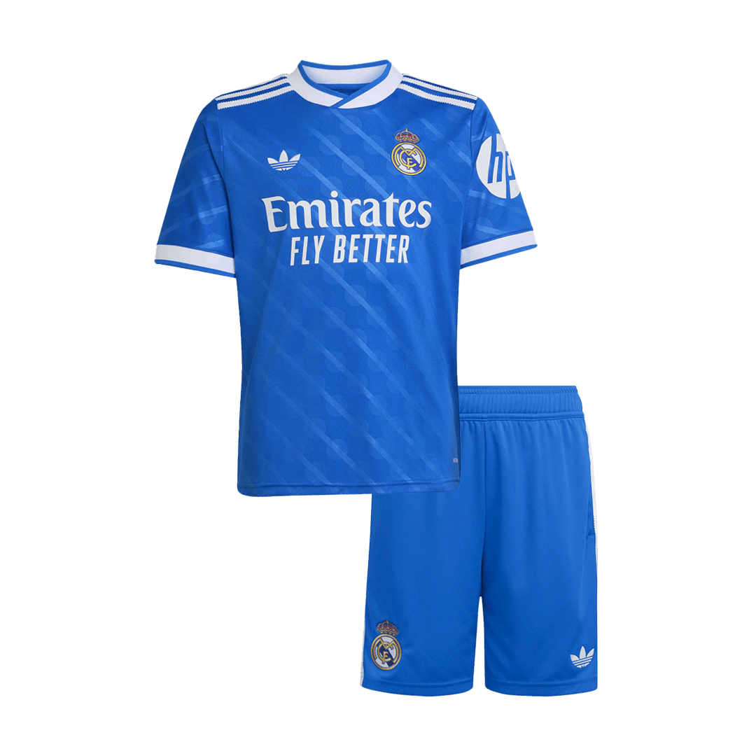 Ensemble Maillot et Short Troisième Maillot Extérieur de Football Real Madrid 2025/26 pour Enfant