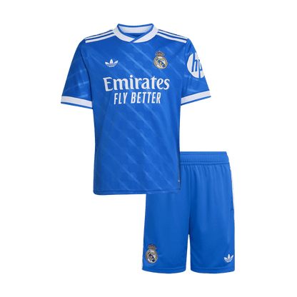 Ensemble Maillot et Short Troisième Maillot Extérieur de Football Real Madrid 2025/26 pour Enfant