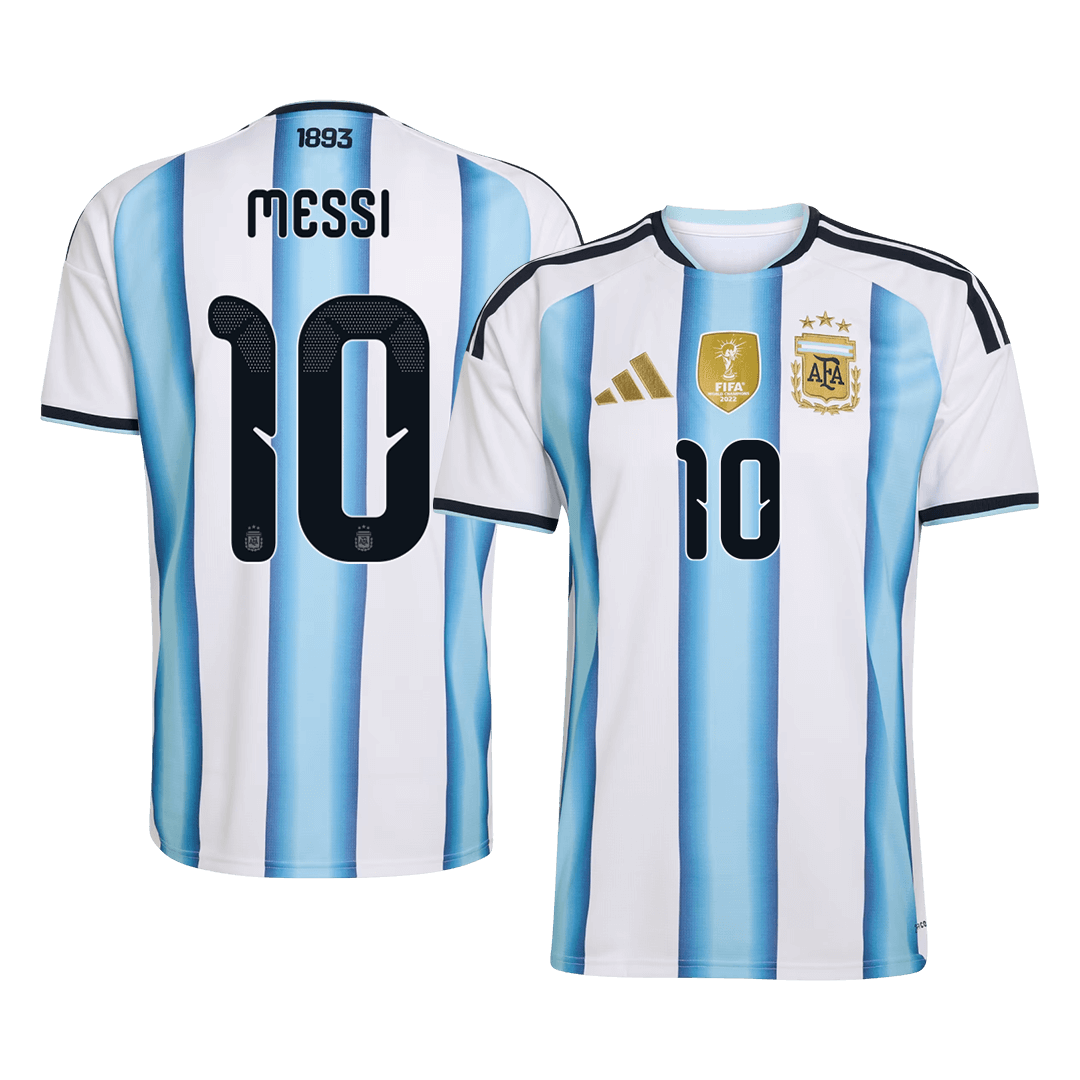 Maillot de football domicile homme Argentine Coupe du Monde 2026 MESSI #10 [PREMIUM]