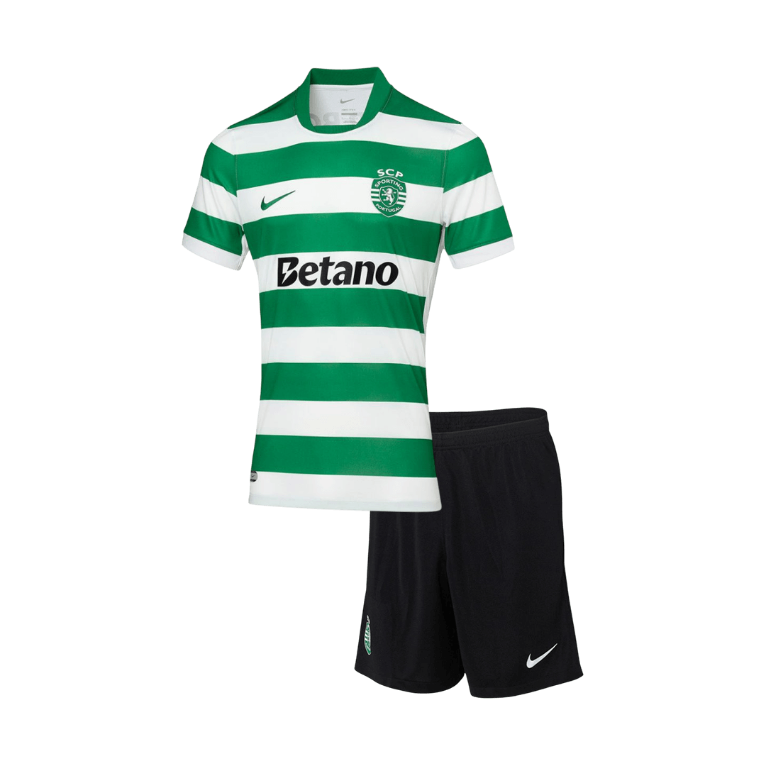 Ensemble maillot de football domicile Sporting CP 2025/26 pour enfant