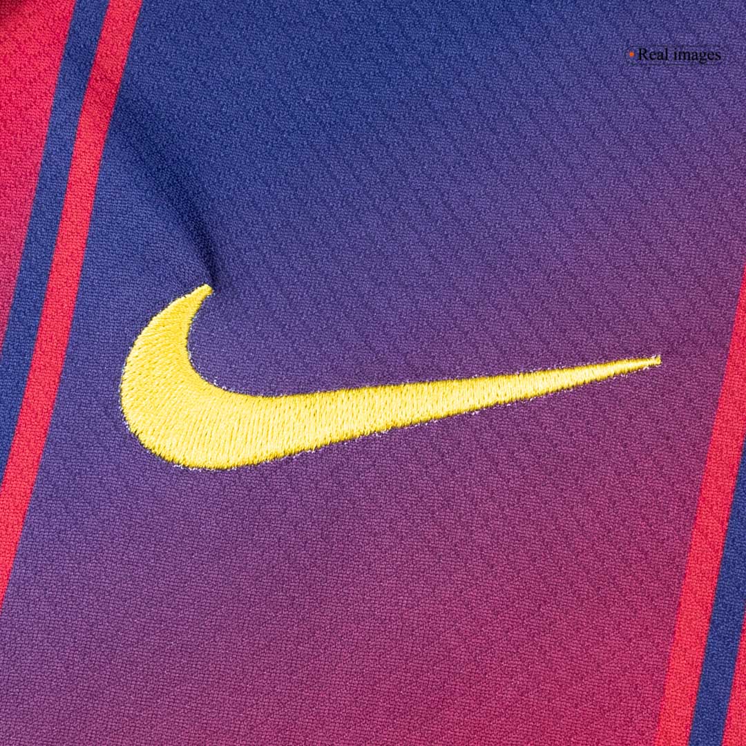 Maillot de football domicile à manches longues pour homme Barcelone 2025/26