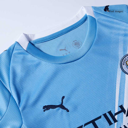 Kit complet de football domicile Manchester City 2025/26 pour enfant