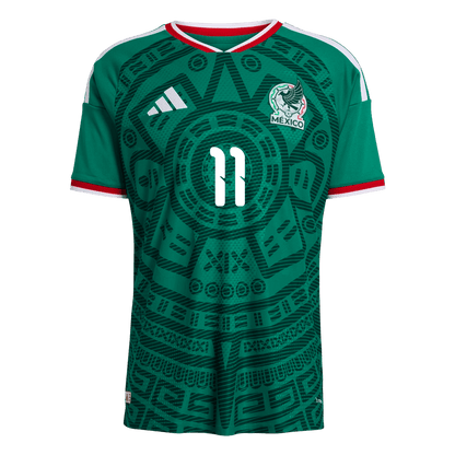 Maillot de football domicile homme version joueur S.GIMENEZ #11 Mexique Coupe du Monde 2026 - Coupe ajustée