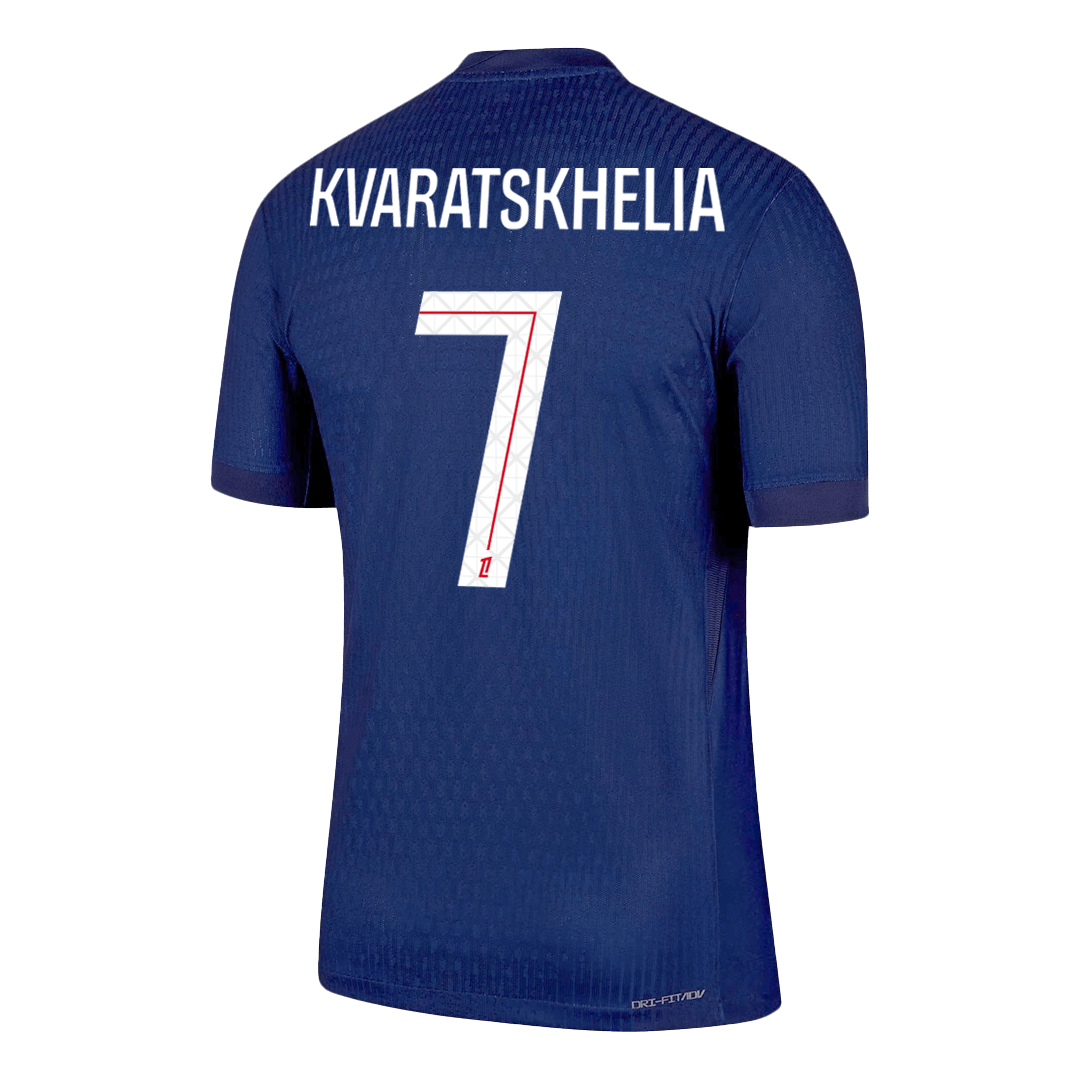 Maillot de foot domicile homme KVARATSKHELIA #7 PSG saison 2025/26 - Version joueur - Coupe ajustée