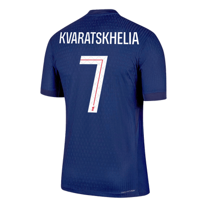 Maillot de foot domicile homme KVARATSKHELIA #7 PSG saison 2025/26 - Version joueur - Coupe ajustée