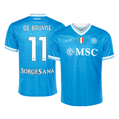 Maillot de Foot Domicile DE BRUYNE #11 Homme Napoli 2025/26
