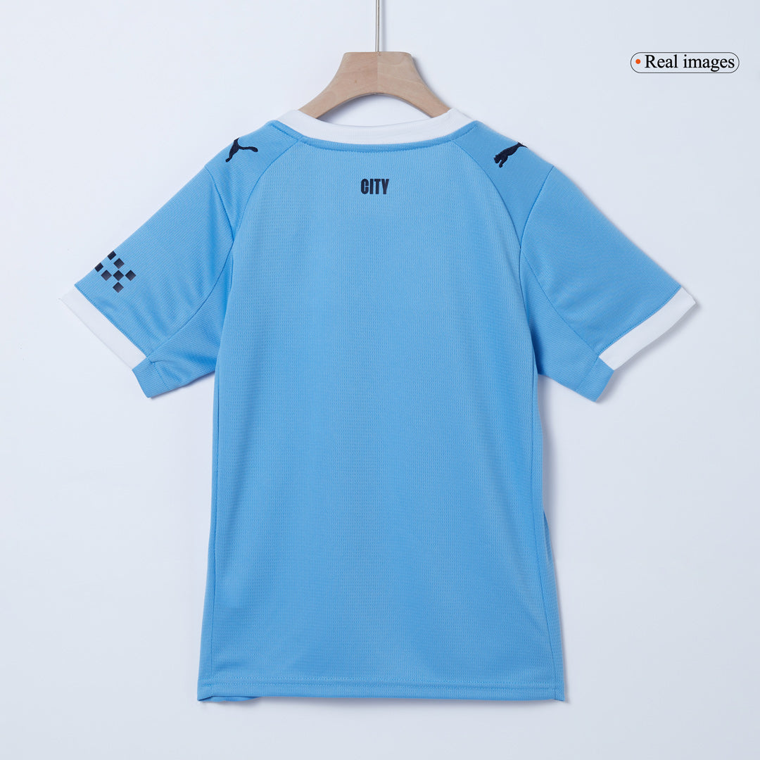 Ensemble maillot de football domicile Manchester City 2025/26 pour enfant