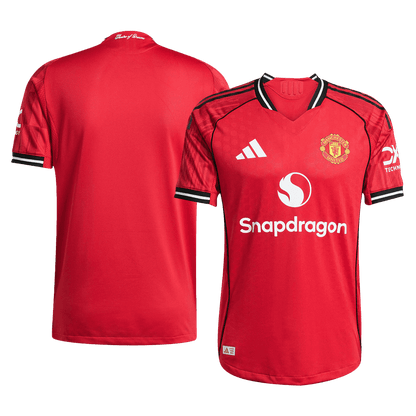 Maillot de football domicile Manchester United 2025/26 pour homme - Version joueur - Coupe ajustée
