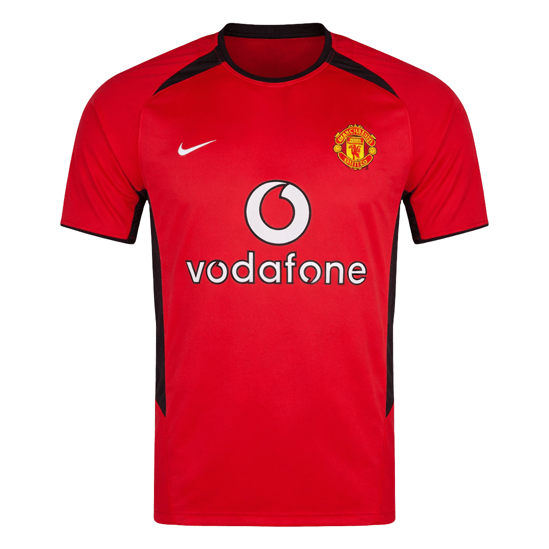 Maillot de foot domicile rétro Manchester United 2002/04 pour homme