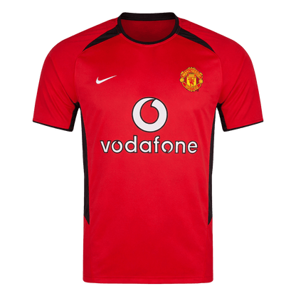 Maillot de foot domicile rétro Manchester United 2002/04 pour homme