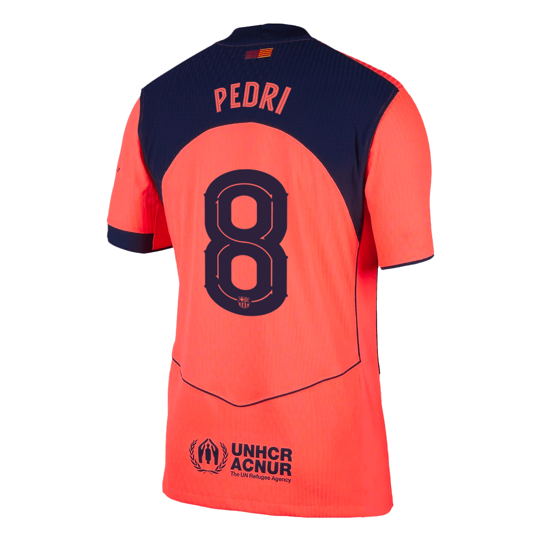 Maillot de football PEDRI #8 Homme FC Barcelone LDC 2025/26 Version Joueur Troisième Extérieur - Coupe Slim