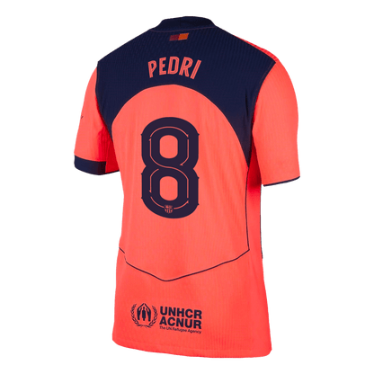 Maillot de football PEDRI #8 Homme FC Barcelone LDC 2025/26 Version Joueur Troisième Extérieur - Coupe Slim
