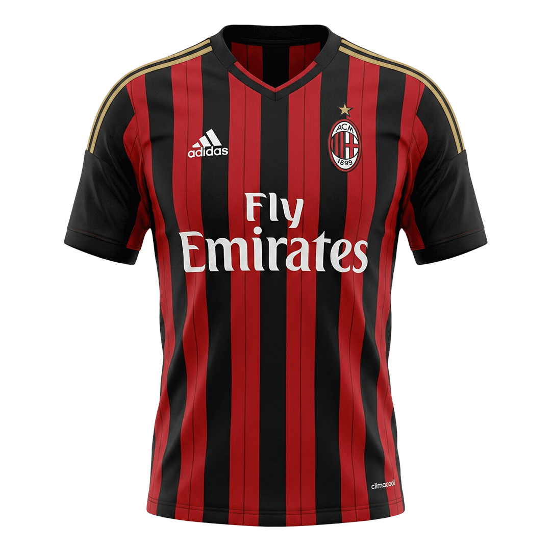 Maillot de football domicile rétro AC Milan 2013/14 pour homme