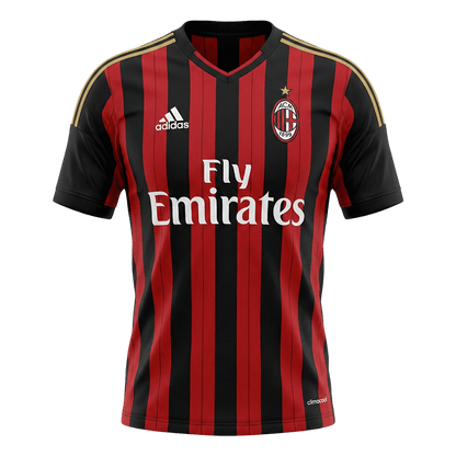 Maillot de football domicile rétro AC Milan 2013/14 pour homme