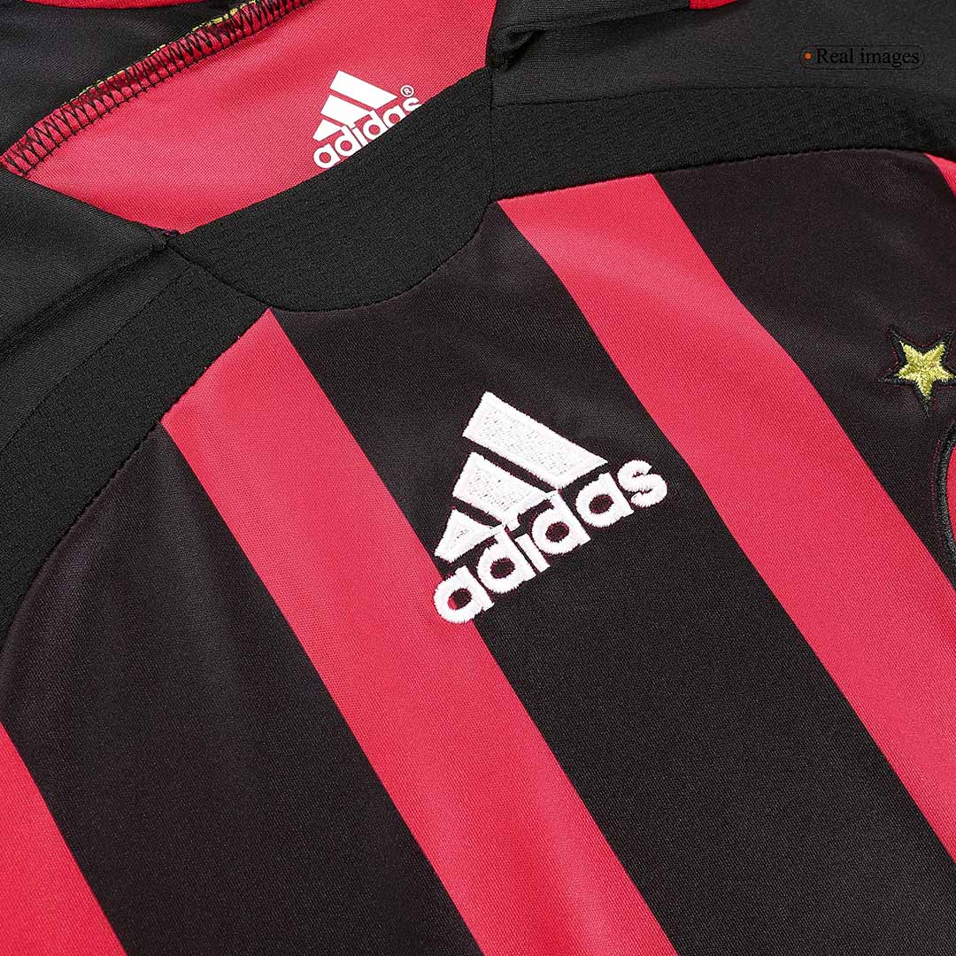 Maillot de football rétro RONALDO #99 AC Milan domicile manches longues homme 2006/07