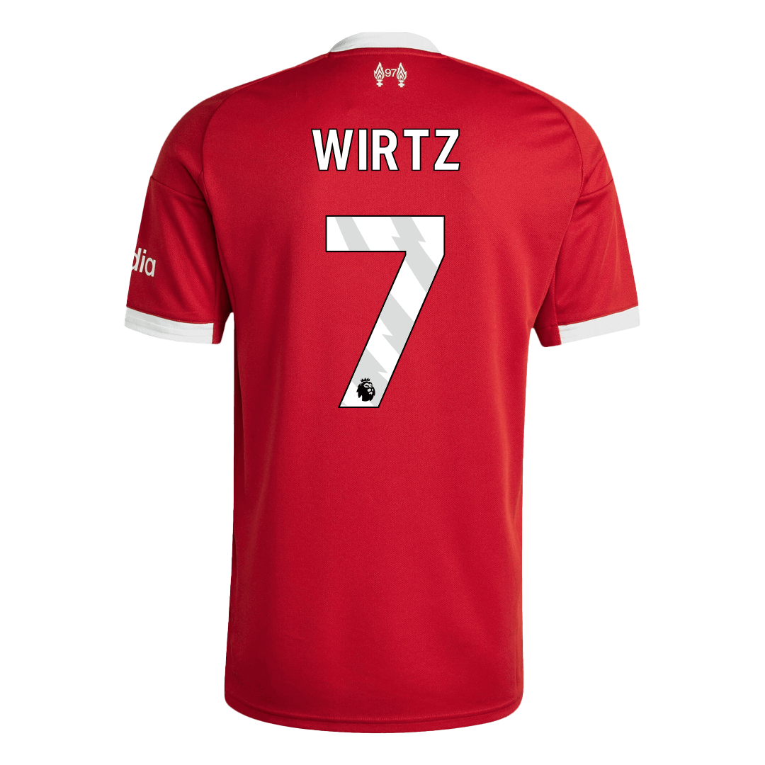 Maillot de football domicile homme Liverpool 2025/26 WIRTZ #7