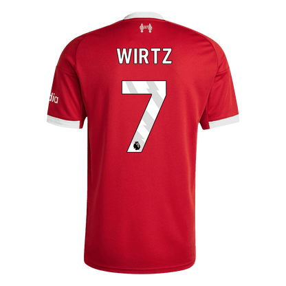 Maillot de football domicile homme Liverpool 2025/26 WIRTZ #7
