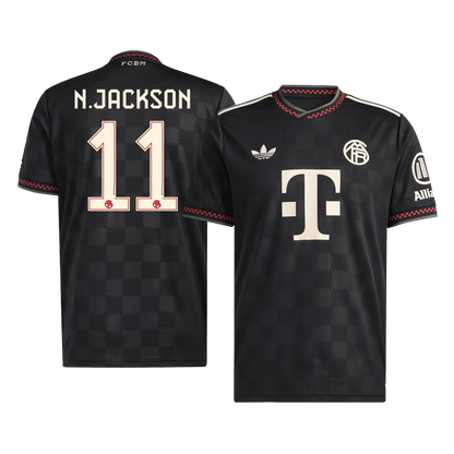 Maillot de foot N.JACKSON #11 Homme Bayern Munich Troisième Extérieur 2025/26