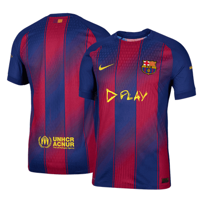 Maillot de football domicile version joueur Barcelona 2025/26 pour homme - Coupe ajustée