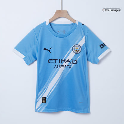 Ensemble maillot de football domicile Manchester City 2025/26 pour enfant