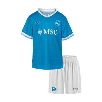 Ensemble Maillot Domicile de Football Napoli 2025/26 pour Enfant
