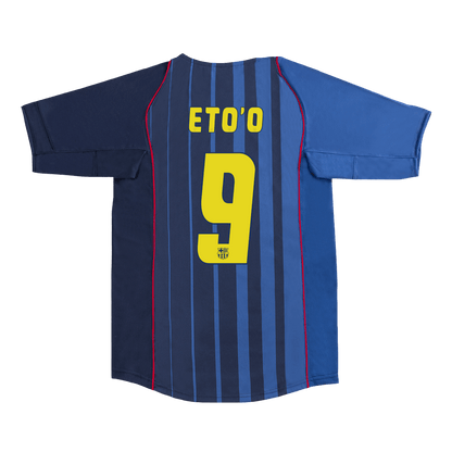 Maillot de foot extérieur rétro ETO'O #9 FC Barcelone 2004/05 homme