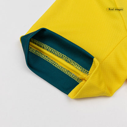 Ensemble maillot de foot domicile Brésil Coupe du Monde 2026 pour enfant