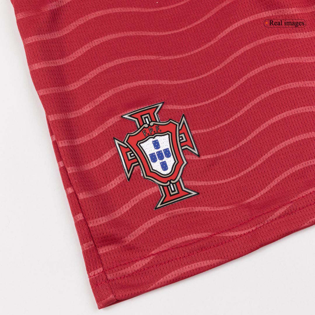 Kid's B. FERNANDES #8 Portugal World Cup 2026 Home Soccer Jersey Kit [PREMIUM]