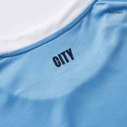 Maillot de football domicile à manches longues Manchester City 2025/26 pour homme