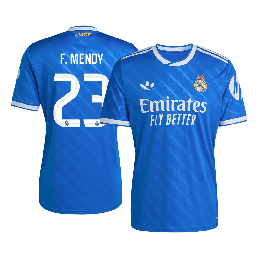 Maillot de foot extérieur F. MENDY #23 Homme Real Madrid 2025/26 Troisième