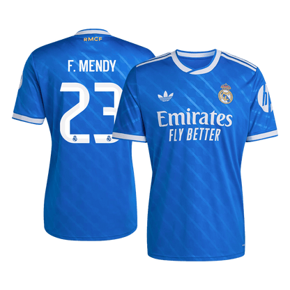 Maillot de foot extérieur F. MENDY #23 Homme Real Madrid 2025/26 Troisième
