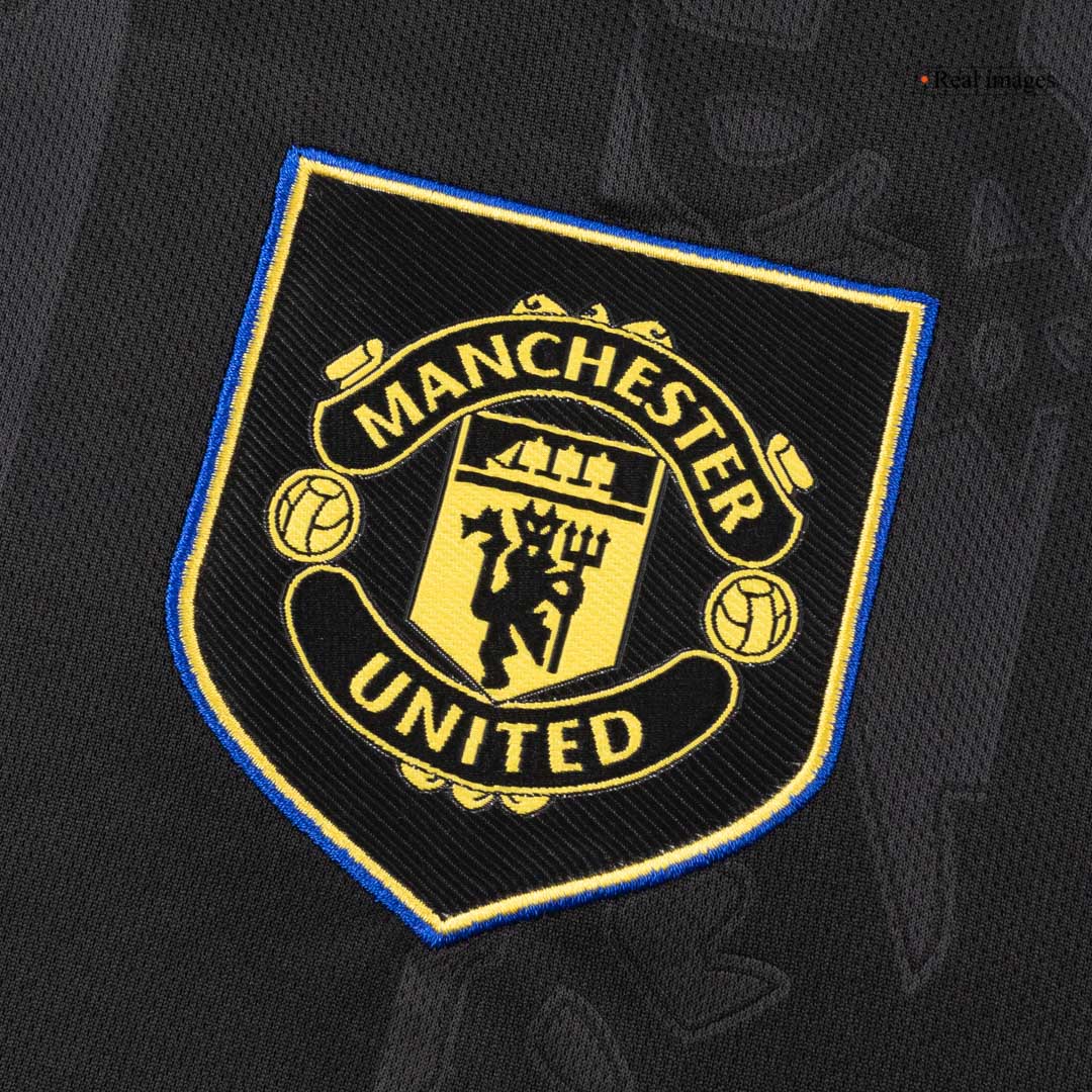 Maillot de foot extérieur à manches longues homme Manchester United 2025/26 troisième