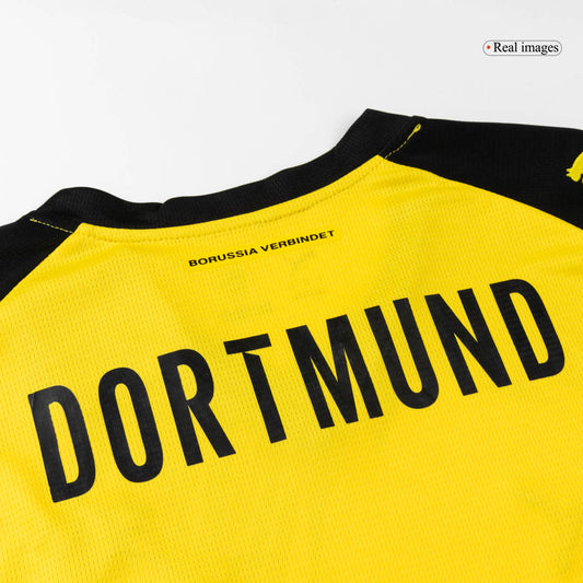 Men's Borussia Dortmund 2025/26 Home Soccer Jersey Full Kit