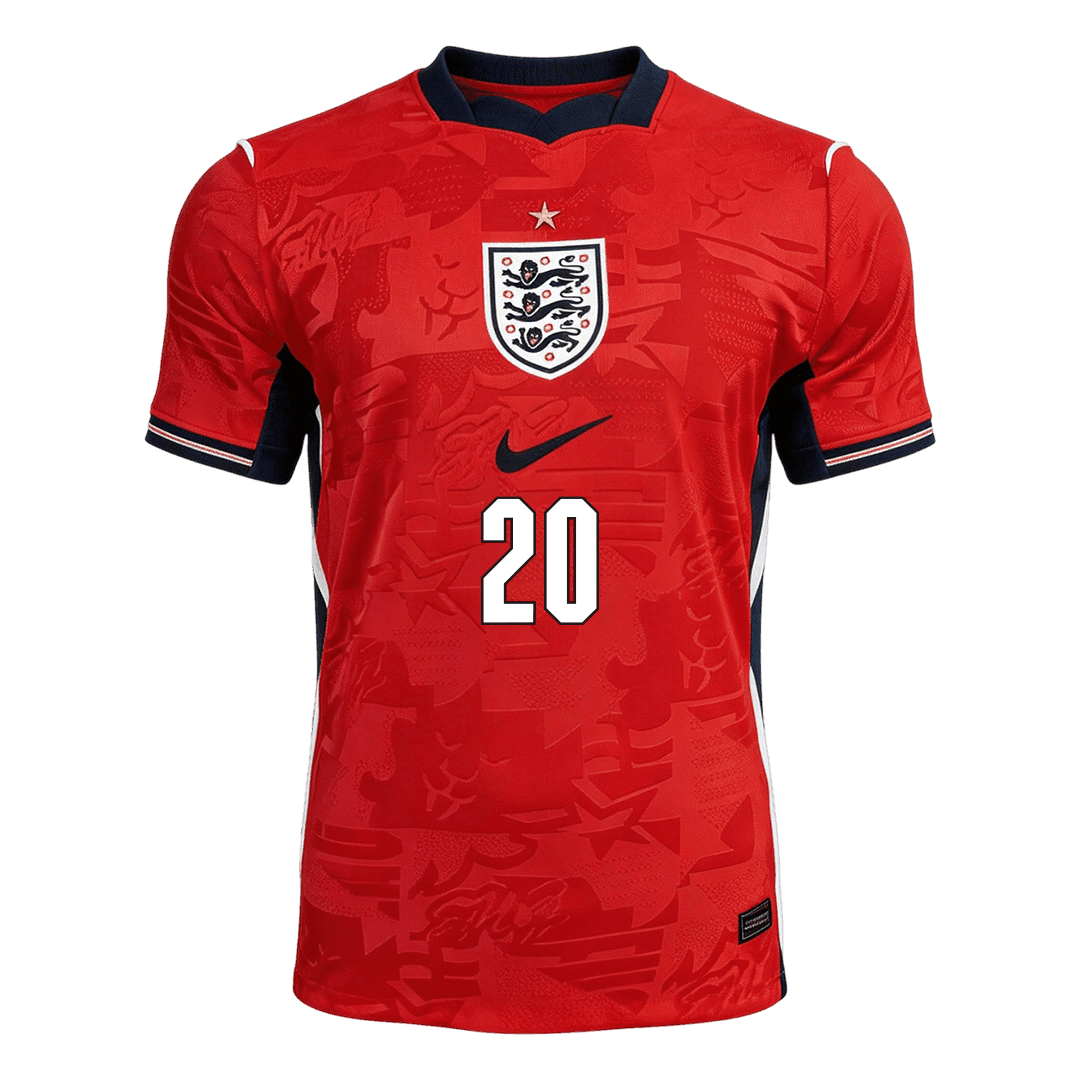 PALMER #20 Men's England World Cup 2026 Away Soccer Jersey